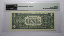 Load image into Gallery viewer, $1 2017 Repeater Serial Number Federal Reserve Currency Bank Note Bill PMG UNC66