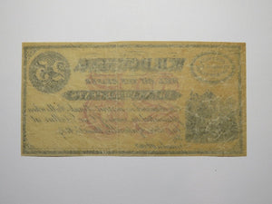 $.25 1862 Yatesville New York NY Obsolete Currency Bank Note Bill W.H. Downing.