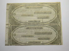 Load image into Gallery viewer, $1 18__ Windsor Vermont VT Obsolete Currency Uncut Bank Sheet Notes Uncirculated
