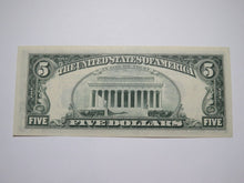 Load image into Gallery viewer, $5 1974 Large Ink Smears on Face Error Federal Reserve Bank Note Bill UNC++