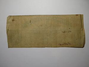 $1 1862 Richmond Virginia VA Obsolete Currency Treasury Bank Note Bill