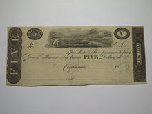 Load image into Gallery viewer, $5 18__ Cincinnati Ohio OH Obsolete Currency Bank Note Bill Remainder AU