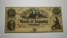 Load image into Gallery viewer, $10 18__ Augusta Georgia GA Obsolete Currency Bank Note Bill Bank of Augusta AU+