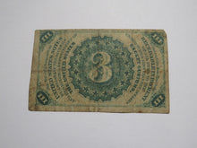 Load image into Gallery viewer, 1863 $.03 Third Issue Fractional Currency Obsolete Bank Note Bill 3rd