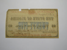 Load image into Gallery viewer, $.25 1863 Tallahassee Florida Obsolete Currency Bank Note Bill -State of FL