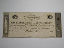 Load image into Gallery viewer, $3 181_ Hulme Ville Pennsylvania Obsolete Currency Bank Note Philadelphia UNC++