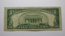 Load image into Gallery viewer, $5 1934-A Gutter Fold Error Federal Reserve Bank Note Currency Bill FINE RARE!