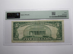 $5 1929 Sherburne New York NY National Currency Bank Note Bill Ch. #1166 VF30