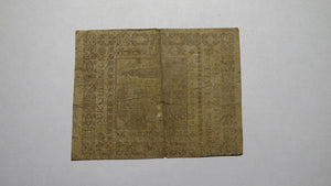 1773 Four Shillings Pennsylvania PA Colonial Currency Bank Note Bill RARE 4s 
