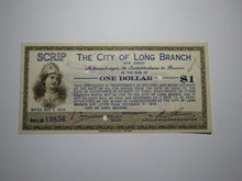 Load image into Gallery viewer, $1 1934 Long Branch New Jersey NJ Obsolete Currency Bank Note Scrip City of LB!