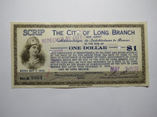 Load image into Gallery viewer, $1 1934 Long Branch New Jersey NJ Obsolete Currency Bank Note Scrip City of LB