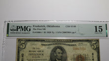 Load image into Gallery viewer, $5 1929 Frederick Oklahoma OK National Currency Bank Note Bill Ch. #8140 F15 PMG