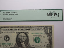 Load image into Gallery viewer, $1 1977 Bookend Atlanta GA Federal Reserve Bank Note Currency Bill PCGS 65PPQ