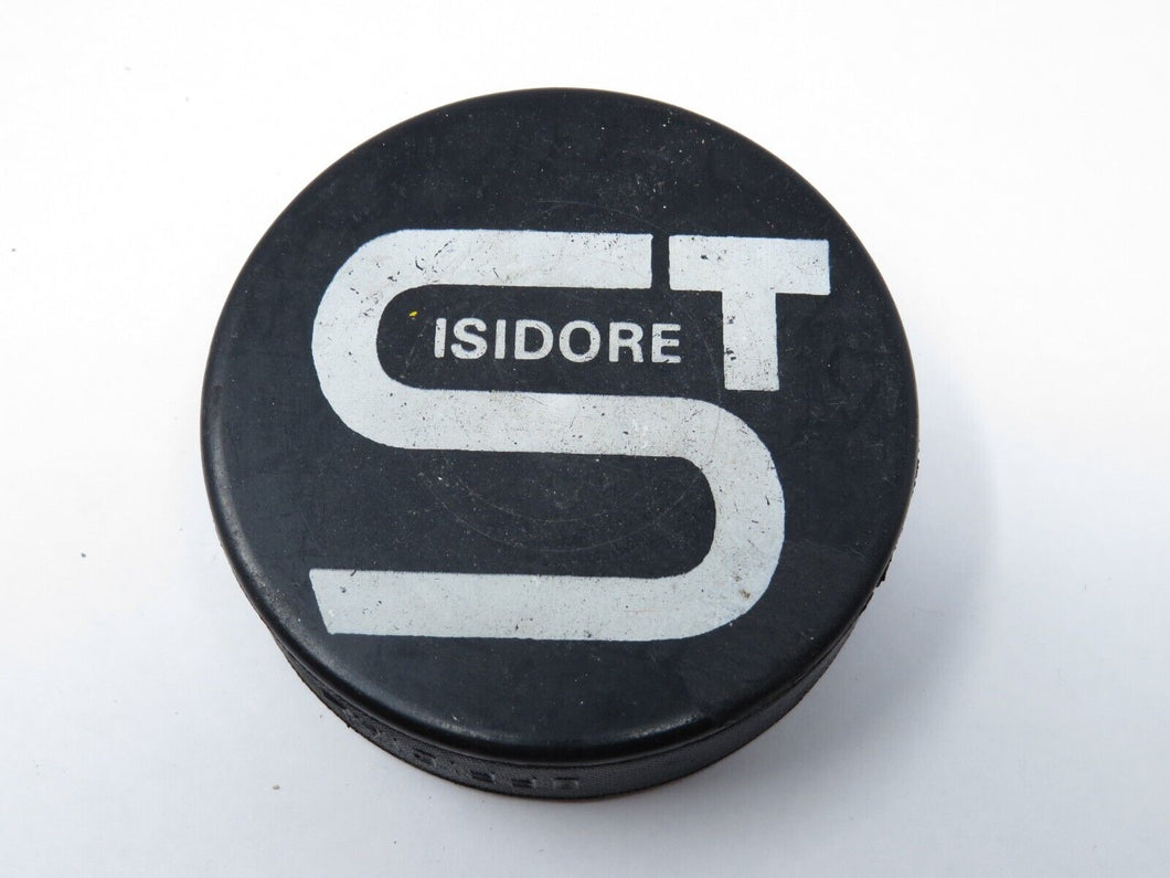 Vintage St. Isidore Ontario Official Hockey Puck Czechoslovakia