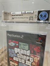 Load image into Gallery viewer, Grand Theft Auto 3 Sony Playstation 2 Factory Sealed Video Game Wata 9.4 GTA III