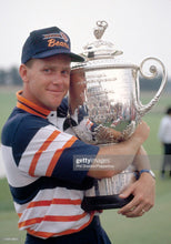 Load image into Gallery viewer, 1989 Payne Stewart PGA Championship Match Used Worn Chicago Bears Golf Hat
