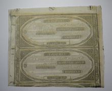 Load image into Gallery viewer, $1 18__ Windsor Vermont VT Obsolete Currency Uncut Bank Sheet Notes Uncirculated