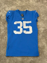 Load image into Gallery viewer, 2017 Miles Killebrew Detroit Lions Game Used Worn NFL Football Nike Jersey