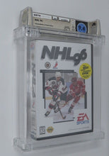 Load image into Gallery viewer, New NHL &#39;96 Hockey Sega Genesis Factory Sealed Video Game Wata Graded 9.4 B+