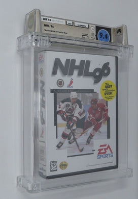 New NHL '96 Hockey Sega Genesis Factory Sealed Video Game Wata Graded 9.4 B+