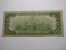 Load image into Gallery viewer, $100 1929 Richmond Virginia VA National Currency Federal Reserve Bank Note Bill