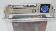 Load image into Gallery viewer, New Donkey Kong Country 1 Super Nintendo Factory Sealed Video Game Wata 7.0 A