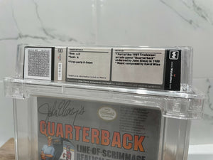 New John Elway's Quarterback NFL Football Sealed NES Nintendo Video Game! Wata!