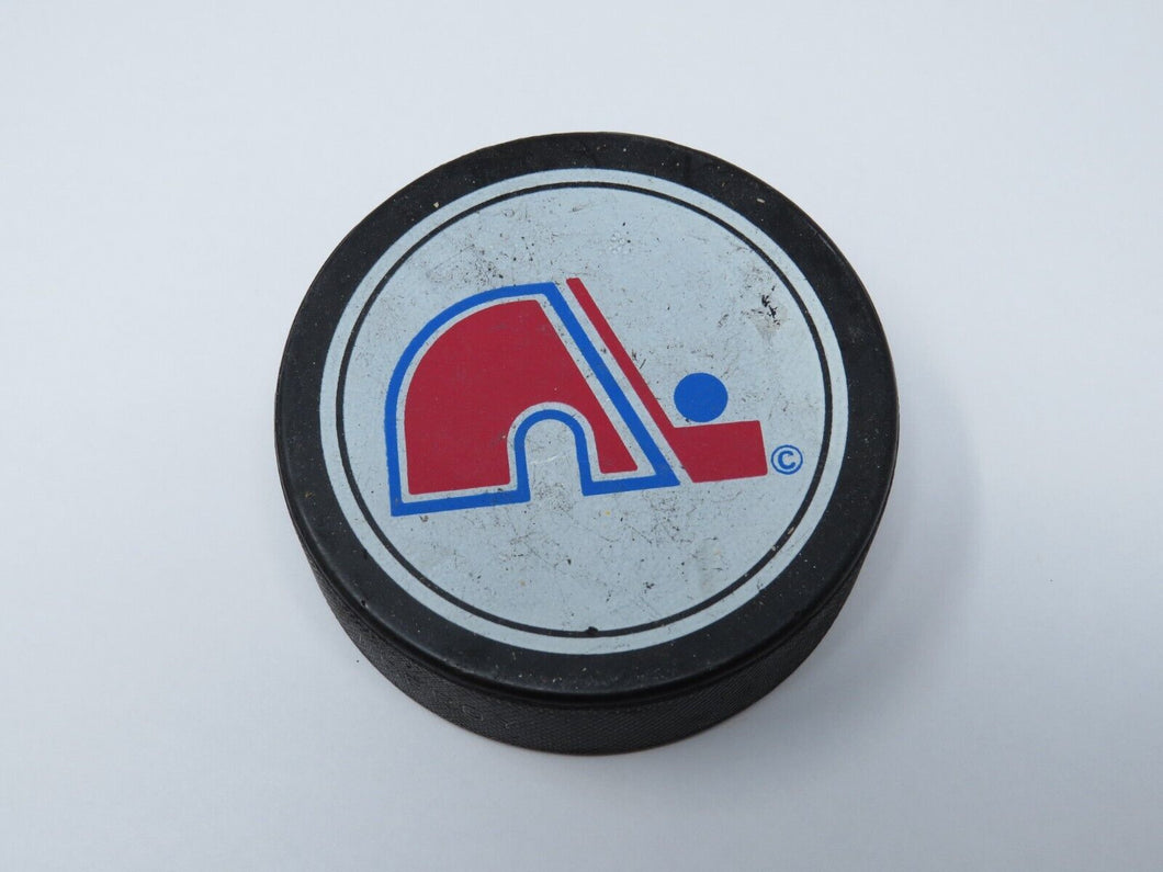 1980's Quebec Nordiques Official Viceroy Souvenir Puck Not Used