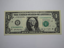Load image into Gallery viewer, $1 2021 Radar Serial Number Federal Reserve Currency Bank Note Bill UNC 94088049