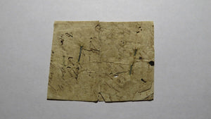 1760 Five Shillings North Carolina NC Colonial Currency Note Bill! 5s RARE ISSUE