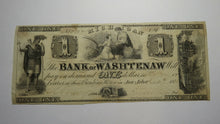 Load image into Gallery viewer, $1 1835 Ann Arbor Michigan MI Obsolete Currency Bank Note Bill! Washtenaw Bank!