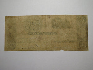 $.25 1837 Bridgeport Connecticut CT Obsolete Currency Note Bill Bridge Port Inc.