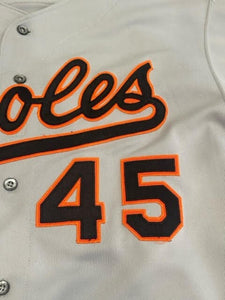 1991 Kevin Hickey Baltimore Orioles Game Used Worn MLB Baseball Jersey Rawlings