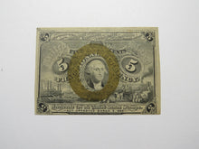 Load image into Gallery viewer, 1863 $.05 Second Issue Fractional Currency Obsolete Bank Note Bill! 2nd XF