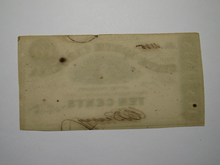 Load image into Gallery viewer, $.10 1862 Raleigh North Carolina Obsolete Currency Bank Note Bill NC State UNC+