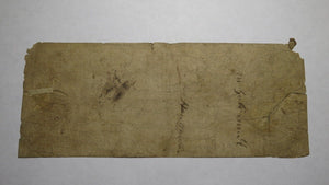 $1 1852 Washington D.C. Obsolete Currency Bank Note Bill! The City Bank of DC