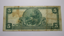 Load image into Gallery viewer, $5 1902 Hillsdale New Jersey NJ National Currency Bank Note Bill Ch. #12902 RARE