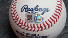 Load image into Gallery viewer, Ivan Nova Detroit Tigers Official MLB Signed Baseball! MLB Hologram Bright White