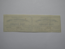 Load image into Gallery viewer, $4 1861 Confederate Bond Coupon Certificate Uncut Sheet Currency Bank Note Bill