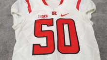Load image into Gallery viewer, 2016 Julius Turner Rutgers Scarlet Knights Game Used Worn Football Jersey Big 10