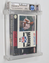 Load image into Gallery viewer, Madden &#39;94 NFL Football Super Nintendo Factory Sealed Video Game Wata Graded 9.2