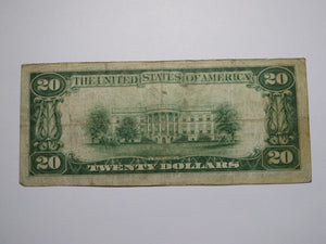 $20 1929 Montpelier Ohio OH National Currency Bank Note Bill Charter #5341 Fine