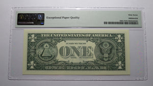 $1 2017 Radar Serial Number Federal Reserve Currency Bank Note Bill! PMG UNC67