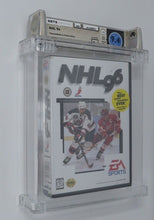 Load image into Gallery viewer, New NHL &#39;96 Hockey Sega Genesis Factory Sealed Video Game Wata Graded 9.4 B+