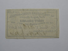 Load image into Gallery viewer, $40 1861 Confederate Bond Coupon Certificate Currency Bank Note Bill UNC