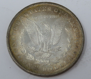 $1 1885-O Morgan Silver Dollar!  90% Circulated US Silver Coin AU Toning
