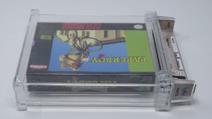 New Paperboy 2 Super Nintendo Factory Sealed Video Game Wata 7.5 Graded A Seal!