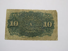Load image into Gallery viewer, 1863 $.10 Fourth Issue Fractional Currency Obsolete Bank Note Bill 4th VG