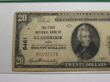 Load image into Gallery viewer, $20 1929 Gladbrook Iowa IA National Currency Bank Note Bill Ch. #5461 F12 PCGS