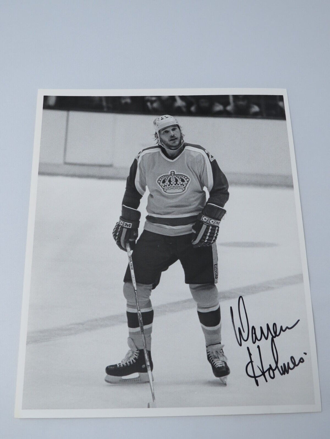 Warren Holmes Los Angeles Kings Signed Autographed Original 10X8 Hockey Photo